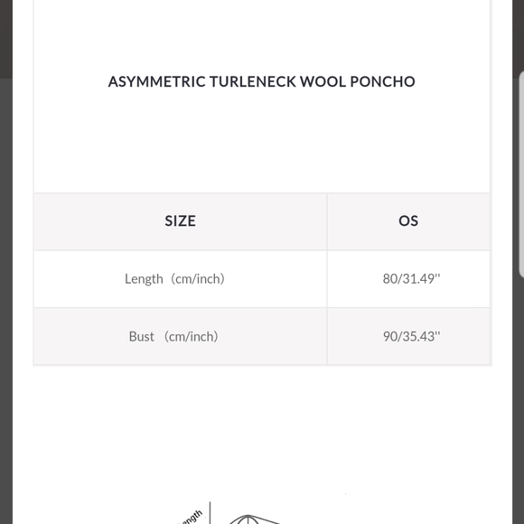 Asymmetric Wool Turtleneck Poncho in Mustard (Camel) - Nap Loungewear - Picture 8 of 10